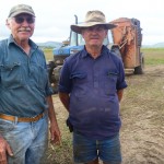 Proserpine cane growers Bill Matthews and Bill Camm