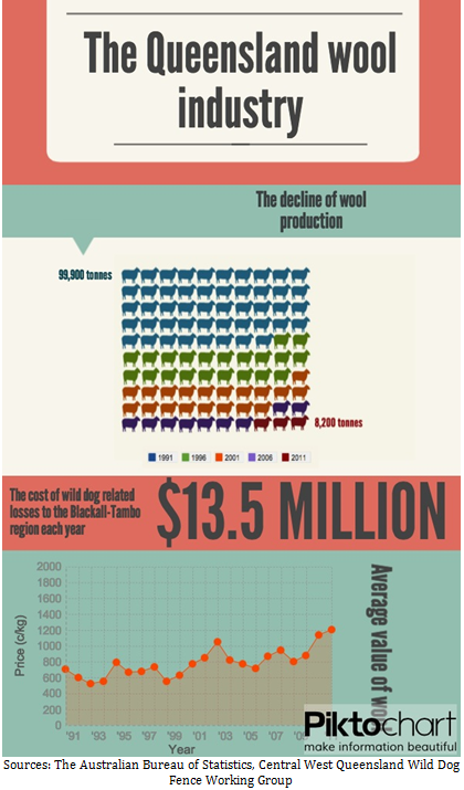 QLD Wool Infographic