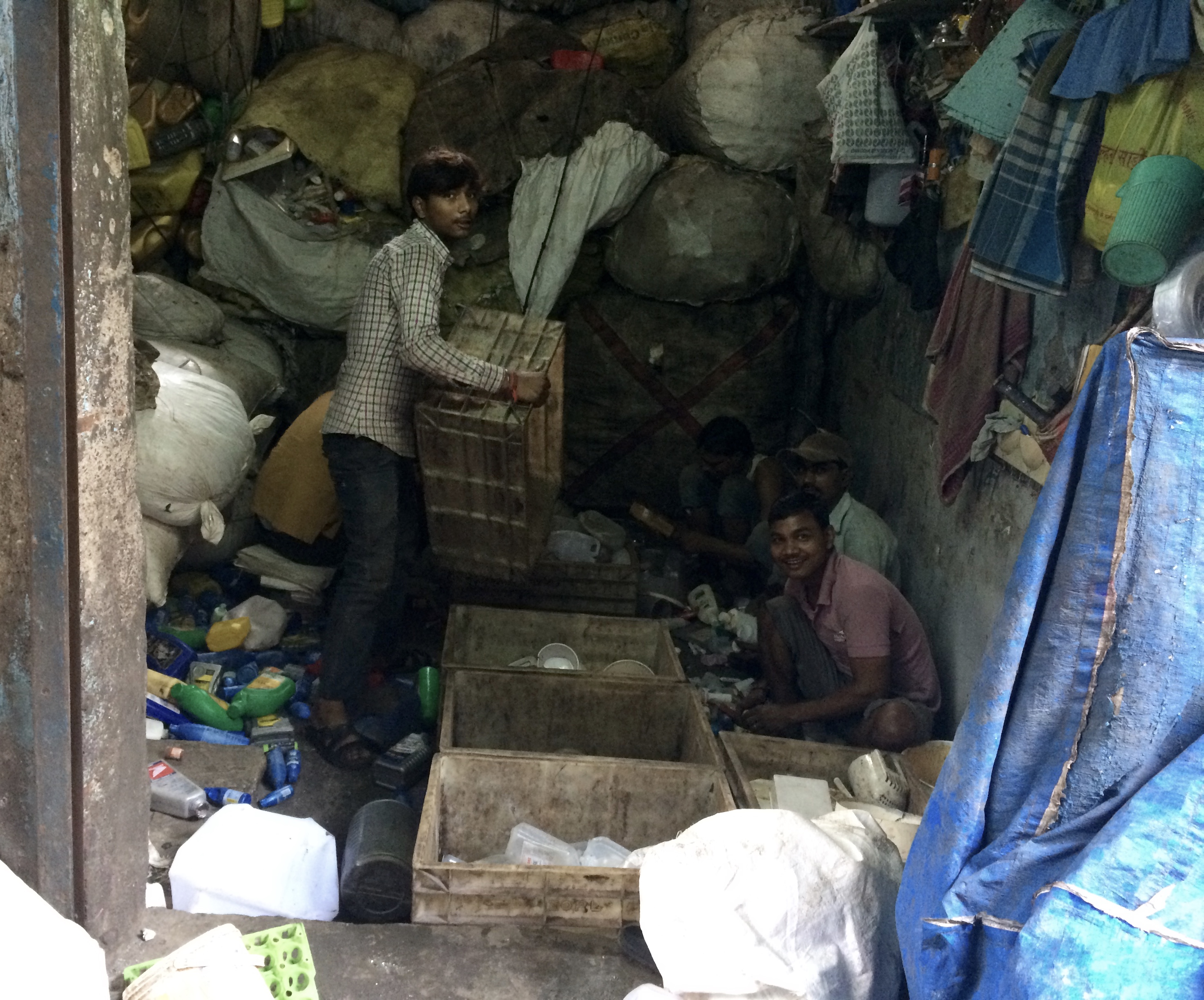 Recycling in Dharavi slum