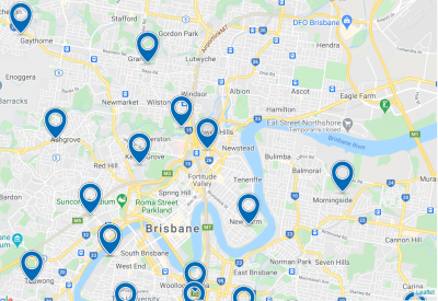 Brisbane City & Suburban Community Garden locations