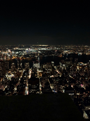 View from Empire State building New York