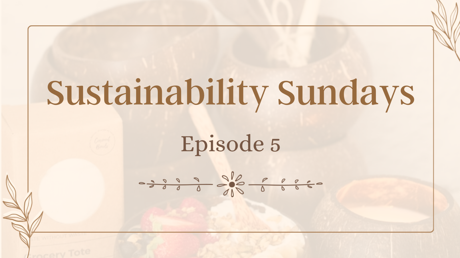 Sustainability Sundays