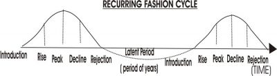 Description of fashion trend cycle 
